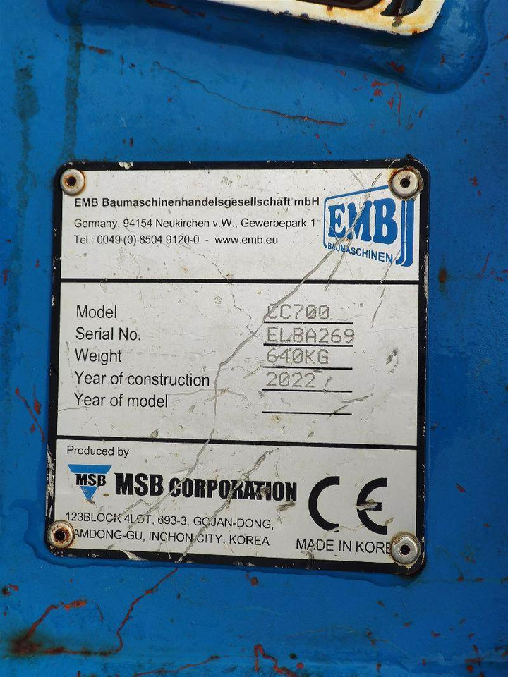 EMB CC700 - Ножица за уривање: слика 4 EMB CC700 - Ножица за уривање: слика 4