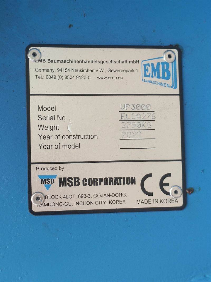 EMB VP3000 - Ножица за уривање: слика 3 EMB VP3000 - Ножица за уривање: слика 3