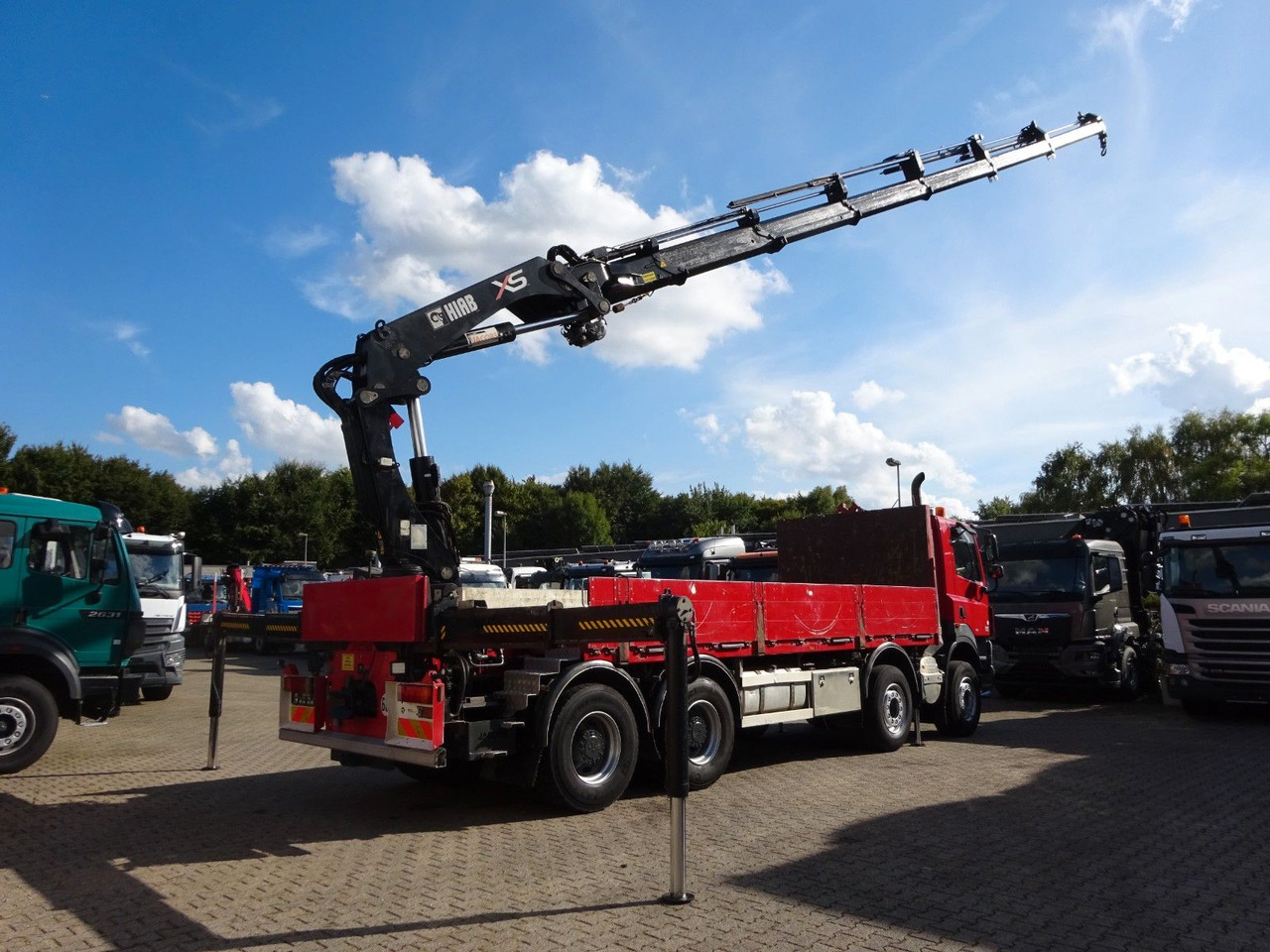 DAF 85.410 Pritsche + HIAB 322E6 Kran 8x4 - Камион со кран: слика 4 DAF 85.410 Pritsche + HIAB 322E6 Kran 8x4 - Камион со кран: слика 4
