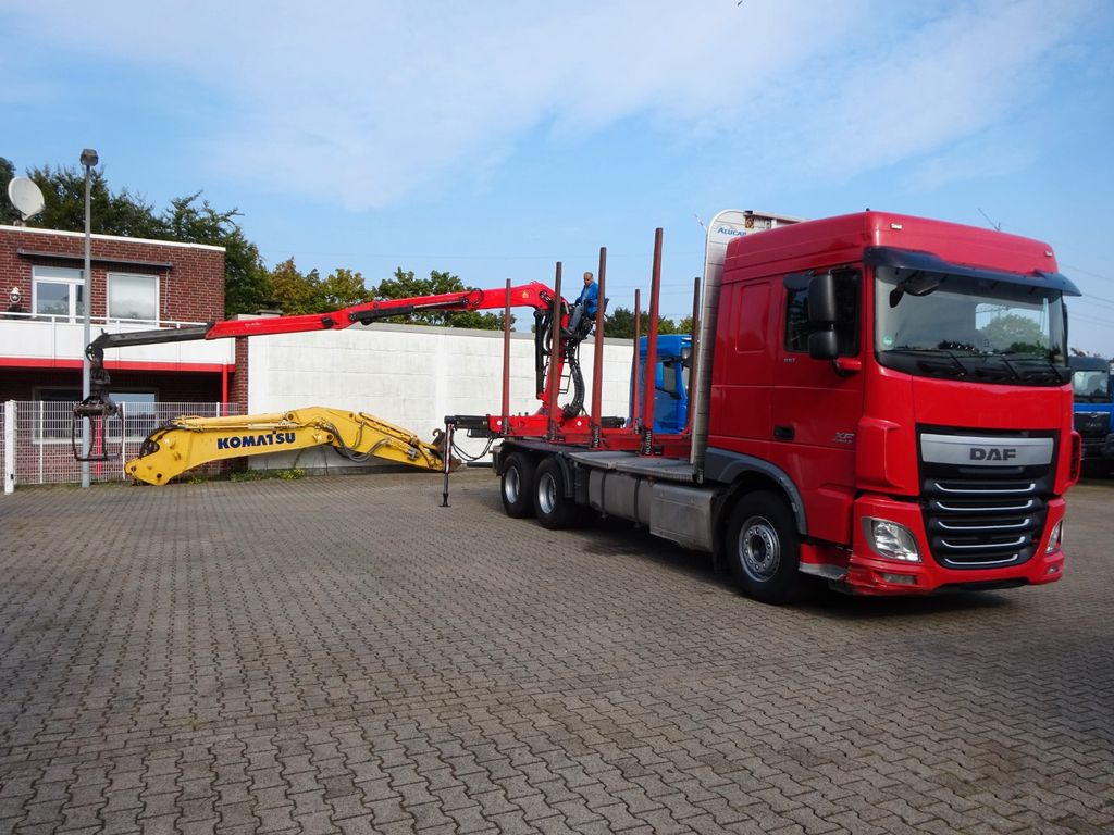 DAF XF 510 + EPSILON M120Z Holzheckladekran +Greifer - Камион за дрва, Камион со кран: слика 3 DAF XF 510 + EPSILON M120Z Holzheckladekran +Greifer - Камион за дрва, Камион со кран: слика 3