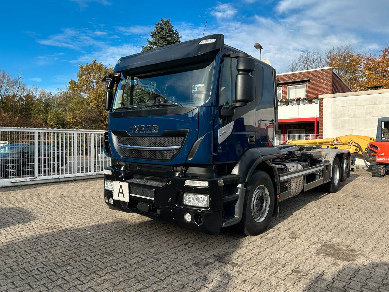 Iveco 460 Stralis MEILLER Abroller mit LIft-Lenkachse - Камион со кука за подигање: слика 2 Iveco 460 Stralis MEILLER Abroller mit LIft-Lenkachse - Камион со кука за подигање: слика 2