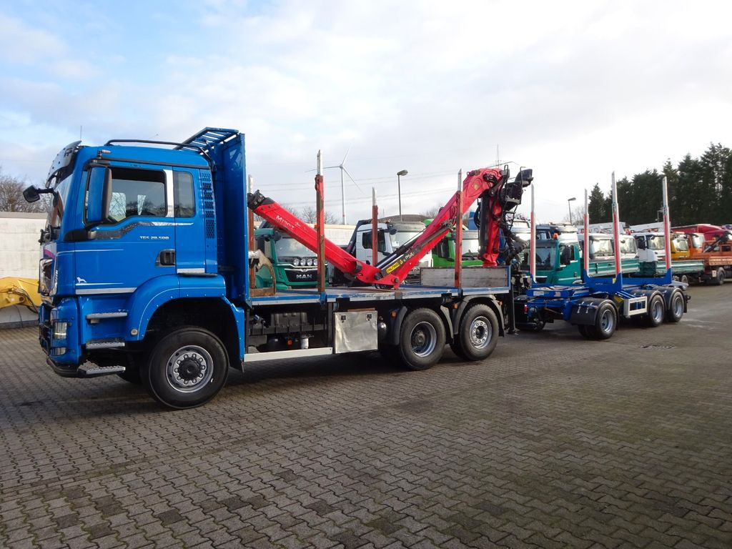 MAN 28.500 TGS mit EPSILON-Kran+Achleitner Anhänger - Камион за дрва, Камион со кран: слика 3 MAN 28.500 TGS mit EPSILON-Kran+Achleitner Anhänger - Камион за дрва, Камион со кран: слика 3