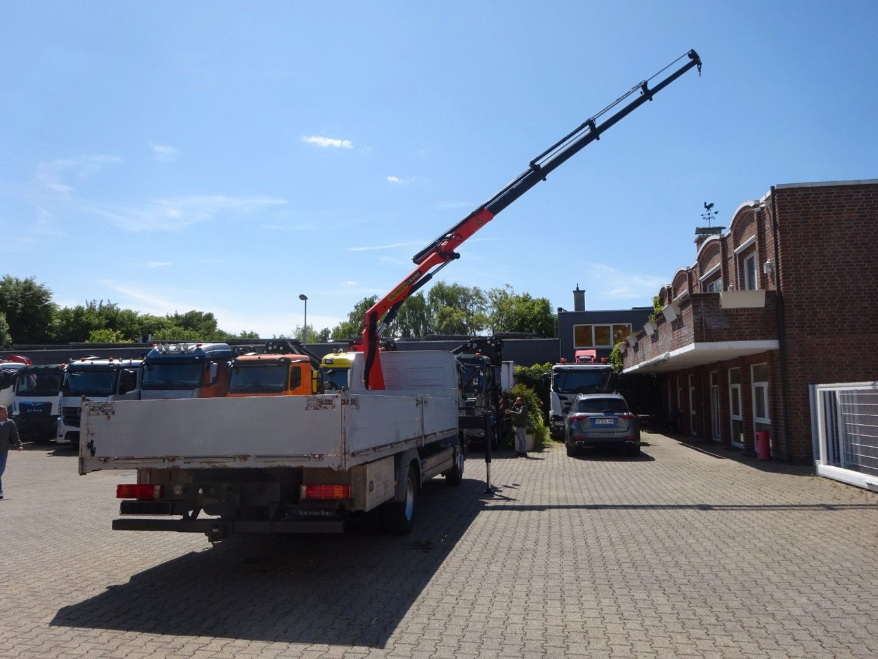 Mercedes-Benz 1222 Atego mit Palfinger PK8501 Kran 4x2 - Камион со платформа, Камион со кран: слика 5 Mercedes-Benz 1222 Atego mit Palfinger PK8501 Kran 4x2 - Камион со платформа, Камион со кран: слика 5