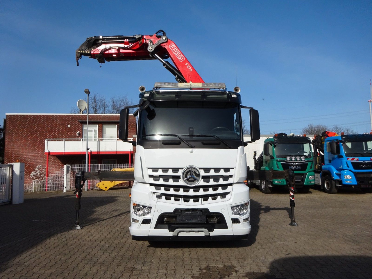 Нов Камион со кран Mercedes-Benz 3248 Fassi Abroller + Fassi F275A 8x4 TRIDEM: слика 8