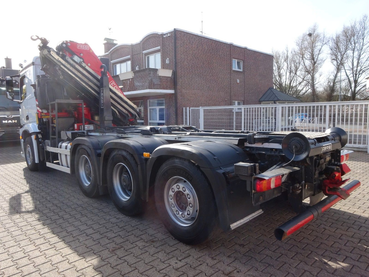 Нов Камион со кран Mercedes-Benz 3248 Fassi Abroller + Fassi F275A 8x4 TRIDEM: слика 12