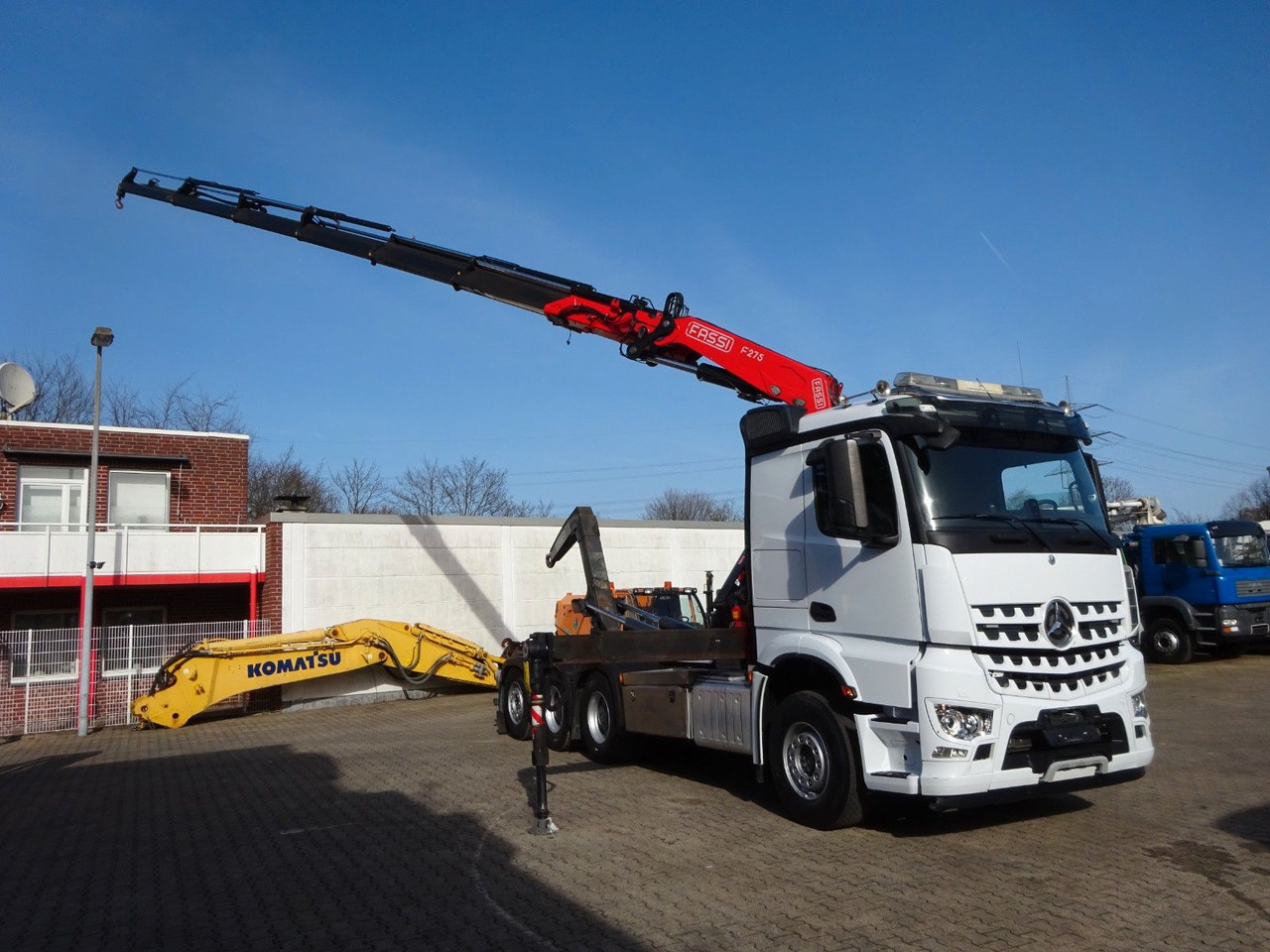 Mercedes-Benz 3248 Fassi Abroller + Fassi F275A Kran 6x2 - Камион со кука за подигање, Камион со кран: слика 5 Mercedes-Benz 3248 Fassi Abroller + Fassi F275A Kran 6x2 - Камион со кука за подигање, Камион со кран: слика 5