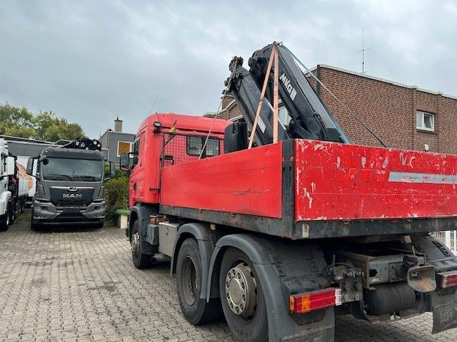 Scania 124 L 470 Pritsche + MKG HLK 201 HP 6x2 - Камион со платформа, Камион со кран: слика 3 Scania 124 L 470 Pritsche + MKG HLK 201 HP 6x2 - Камион со платформа, Камион со кран: слика 3