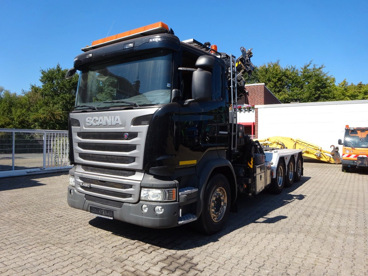 Scania R490 Abroller + HIAB 302E-6 Bj.2021 !Kran TRIDEM Scania R490 Abroller + HIAB 302E-6 Bj.2021 !Kran TRIDEM - Камион со кран, Камион со кука за подигање: слика 4 Scania R490 Abroller + HIAB 302E-6 Bj.2021 !Kran TRIDEM Scania R490 Abroller + HIAB 302E-6 Bj.2021 !Kran TRIDEM - Камион со кран, Камион со кука за подигање: слика 4