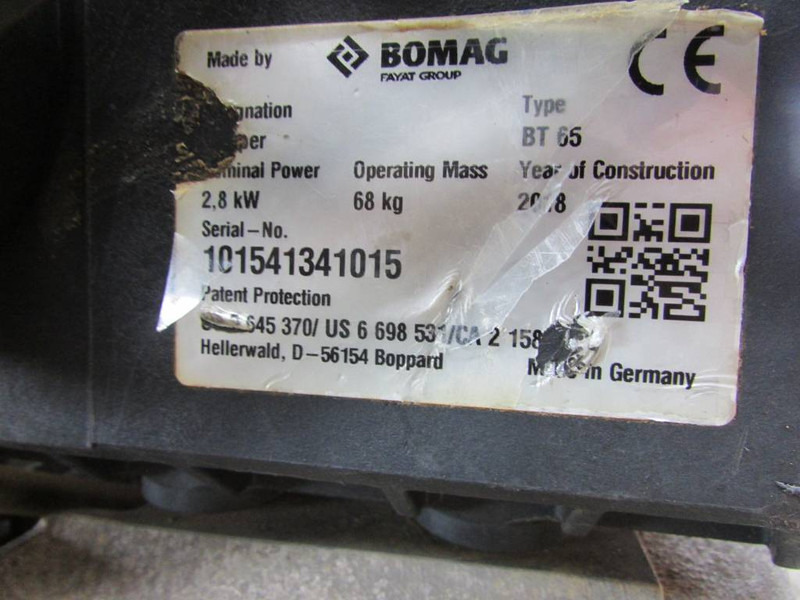 Bomag BT 65 Stampfer 1.200 EUR netto Tamper - Компактор: слика 3 Bomag BT 65 Stampfer 1.200 EUR netto Tamper - Компактор: слика 3