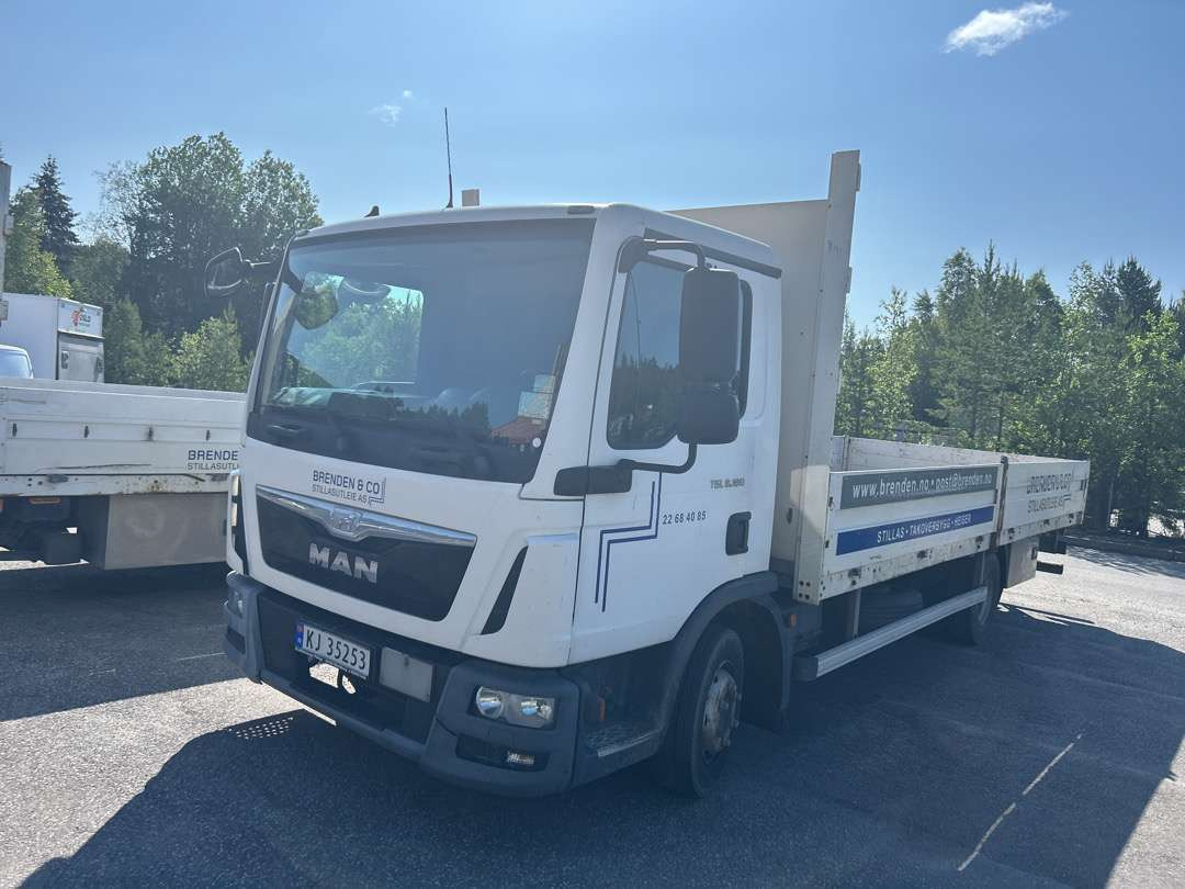 2014 Planbil MAN TGL 8.180 EU-Godkjent - Камион со платформа: слика 1 2014 Planbil MAN TGL 8.180 EU-Godkjent - Камион со платформа: слика 1