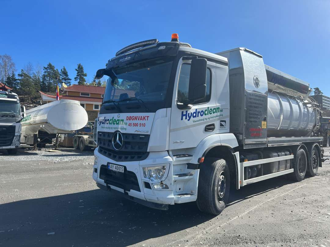 2019 Kombibil MERCEDES-BENZ AROCS 2543 KDIR EU-godkjent Euroklasse 6T - Вакуумски камион: слика 1 2019 Kombibil MERCEDES-BENZ AROCS 2543 KDIR EU-godkjent Euroklasse 6T - Вакуумски камион: слика 1