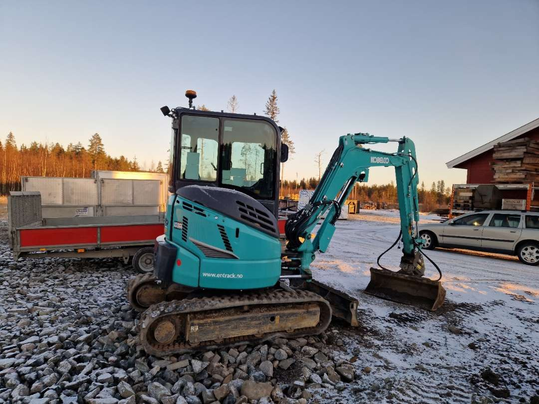 2023 Kobelco SK28SR-6 Minigraver – Nesten ny med kun 563 timer! - Багер: слика 1 2023 Kobelco SK28SR-6 Minigraver – Nesten ny med kun 563 timer! - Багер: слика 1