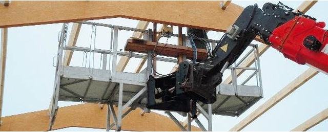 Manitou OHR Platform 1000 kg - Додаток за Градежна машина: слика 1 Manitou OHR Platform 1000 kg - Додаток за Градежна машина: слика 1