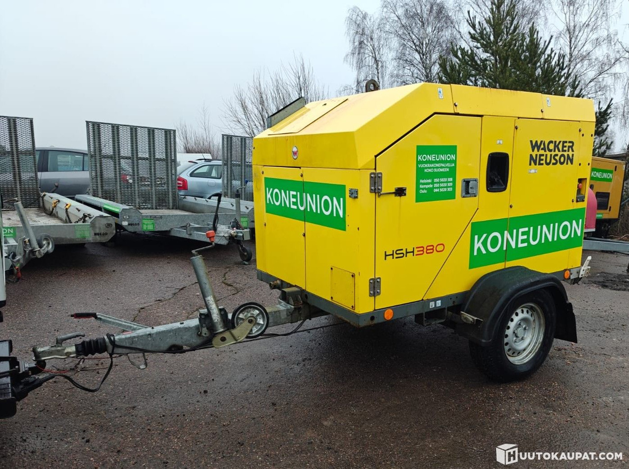 Frost-thawing trailer Wacker Neuson HSH 380, 2018, 4,611 h, Espoo - Градежна опрема, Приколка: слика 1 Frost-thawing trailer Wacker Neuson HSH 380, 2018, 4,611 h, Espoo - Градежна опрема, Приколка: слика 1