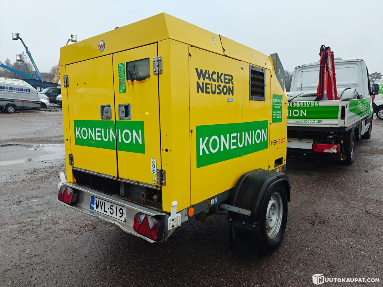 Frost-thawing trailer Wacker Neuson HSH 380, 2018, 4,611 h, Espoo - Градежна опрема, Приколка: слика 4 Frost-thawing trailer Wacker Neuson HSH 380, 2018, 4,611 h, Espoo - Градежна опрема, Приколка: слика 4