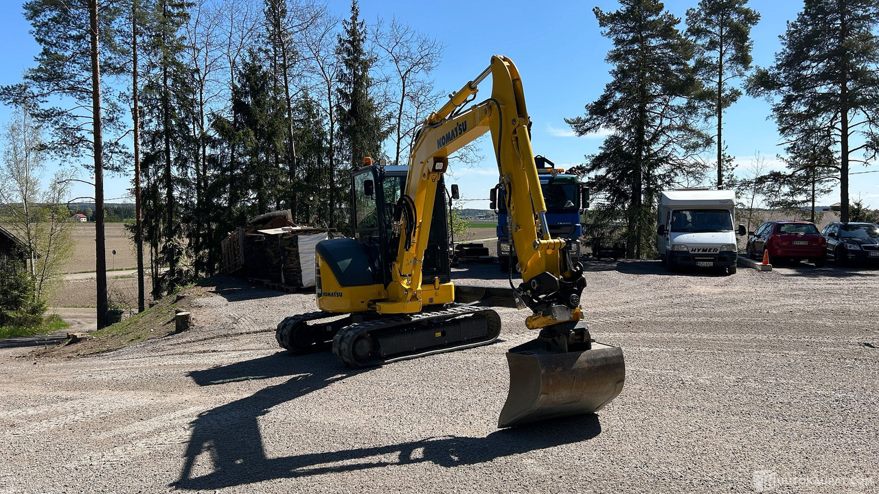 Kumitelakaivinkone Komatsu PC55MR, vm. 2021, sekä EC206 rototiltti, Lieto - Градежна машина: слика 4 Kumitelakaivinkone Komatsu PC55MR, vm. 2021, sekä EC206 rototiltti, Lieto - Градежна машина: слика 4