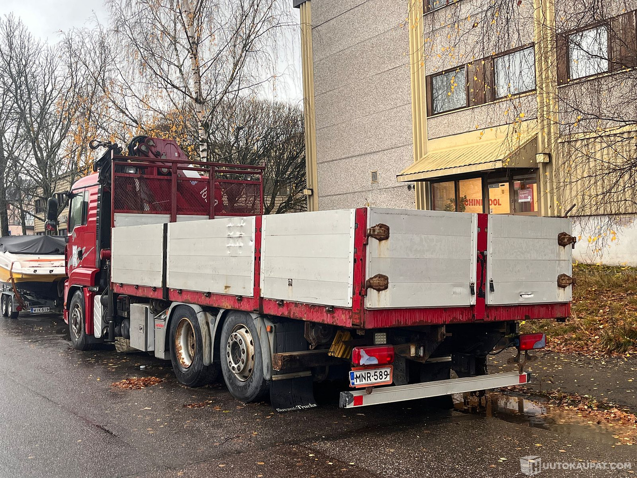 MAN TGA 26.400, kuorma-auto nosturilla, Nosturi kympitetty!, 2008, Helsinki - Камион со платформа, Камион со кран: слика 4 MAN TGA 26.400, kuorma-auto nosturilla, Nosturi kympitetty!, 2008, Helsinki - Камион со платформа, Камион со кран: слика 4