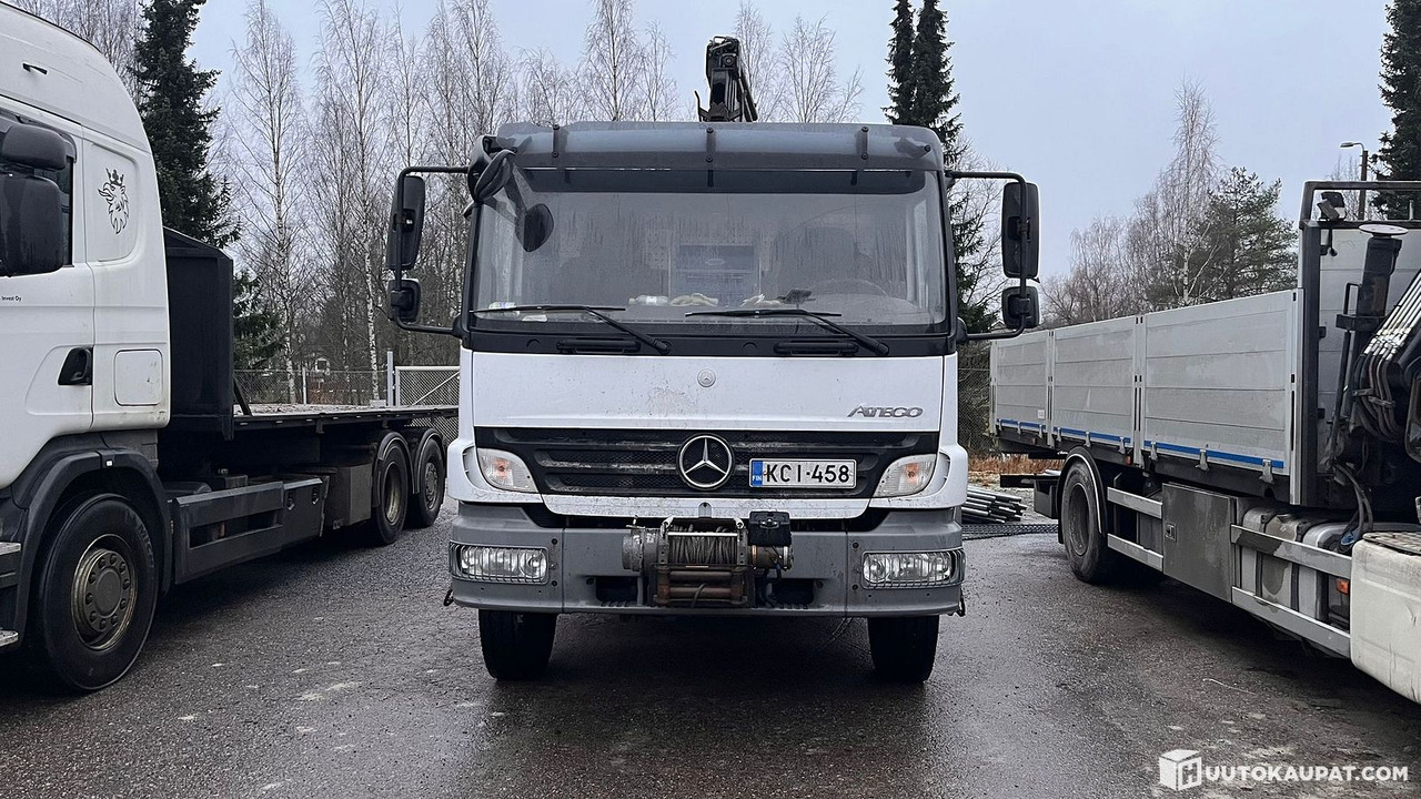 Mercedes-Benz Atego, 2008 + Crane, Tampere - Камион со платформа, Камион со кран: слика 2 Mercedes-Benz Atego, 2008 + Crane, Tampere - Камион со платформа, Камион со кран: слика 2