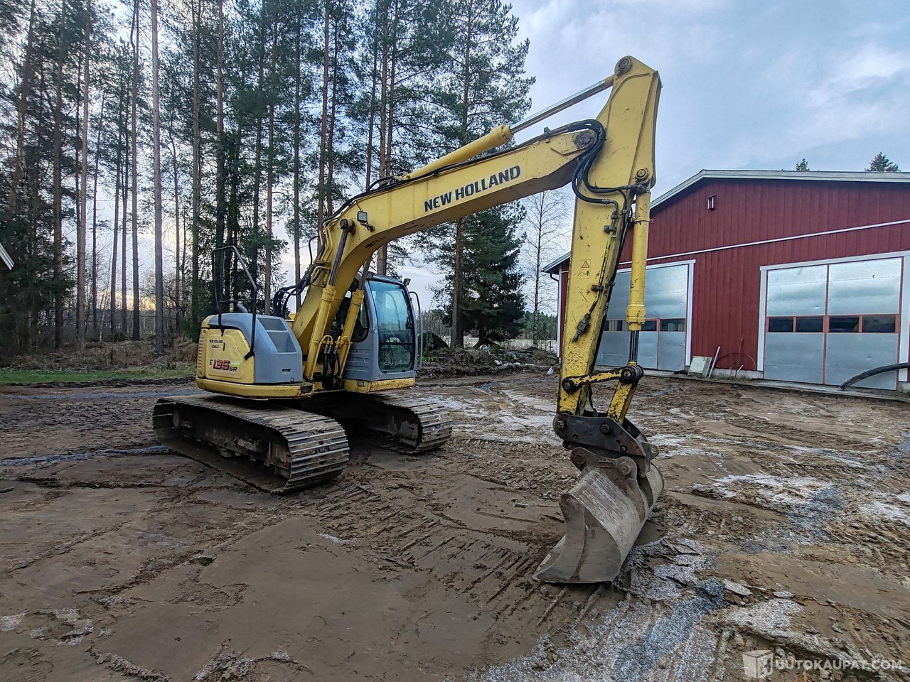 New Holland-Kobelco E135SR kaivinkone, 2006, Pedersöre - Багер гасеничар: слика 1 New Holland-Kobelco E135SR kaivinkone, 2006, Pedersöre - Багер гасеничар: слика 1