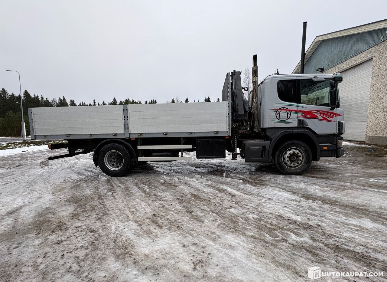 Scania G94 260 hp, 4x2, with HIAB crane and aluminium-sided flatbed, 2001, Kurikka - Камион со платформа, Камион со кран: слика 3 Scania G94 260 hp, 4x2, with HIAB crane and aluminium-sided flatbed, 2001, Kurikka - Камион со платформа, Камион со кран: слика 3