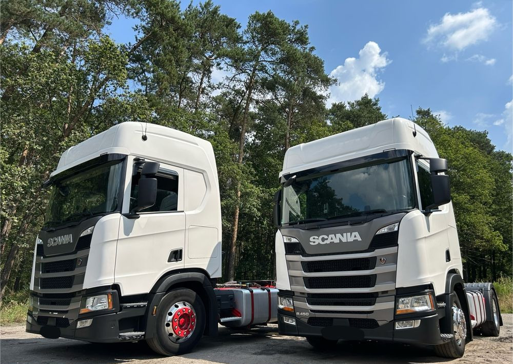 Scania R450 NAUKA JAZDY RETARDER STANDARD 7300kg / DOBRA POD WYWROTKĘ / KLIMA POSTOJOWA z Niemiec HYDRAULIKA - Камион влекач: слика 2 Scania R450 NAUKA JAZDY RETARDER STANDARD 7300kg / DOBRA POD WYWROTKĘ / KLIMA POSTOJOWA z Niemiec HYDRAULIKA - Камион влекач: слика 2