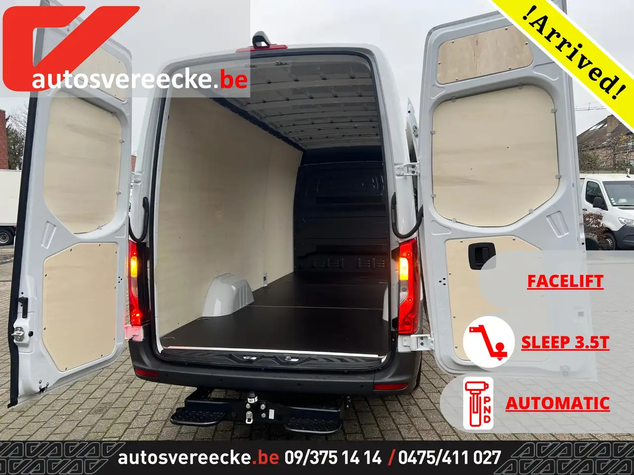 Mercedes-Benz Sprinter 317 L3H2 (48.500€ex) Facelift | 3.5T Trekhaak - Товарно комбе: слика 2 Mercedes-Benz Sprinter 317 L3H2 (48.500€ex) Facelift | 3.5T Trekhaak - Товарно комбе: слика 2