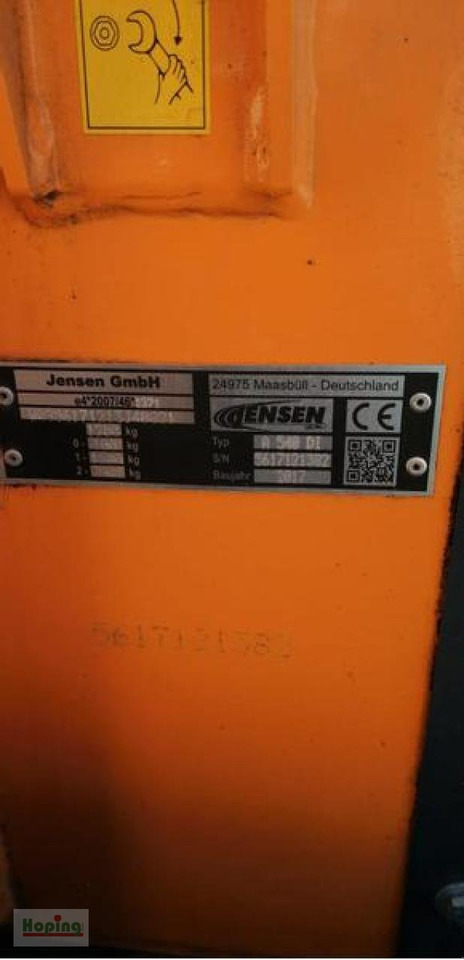 Jensen A 540 DI - Кршач на дрва: слика 3 Jensen A 540 DI - Кршач на дрва: слика 3