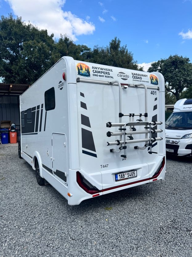 CARADO T447 PRO+ , camera, radio, awning, bike holder, LPG, ALU - Полуинтегриран кампер: слика 3 CARADO T447 PRO+ , camera, radio, awning, bike holder, LPG, ALU - Полуинтегриран кампер: слика 3
