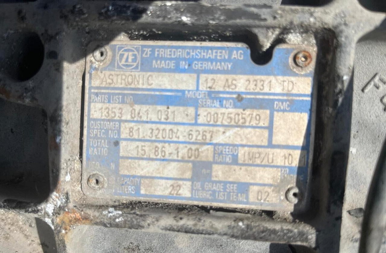 Cambio Iveco Stralis ZF ASTRONIC 12 AS 2331 TD - Менувач за Камион: слика 3 Cambio Iveco Stralis ZF ASTRONIC 12 AS 2331 TD - Менувач за Камион: слика 3