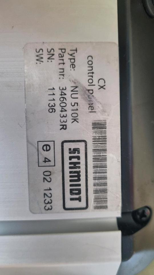 Neue NU 510K Schmidt Stratos Salzstreuer Steuerung Bedienung Bedieneinheit Mitos Salzsilo 3460443R - Електричен систем за Комунално/ Специјално возило: слика 2 Neue NU 510K Schmidt Stratos Salzstreuer Steuerung Bedienung Bedieneinheit Mitos Salzsilo 3460443R - Електричен систем за Комунално/ Специјално возило: слика 2