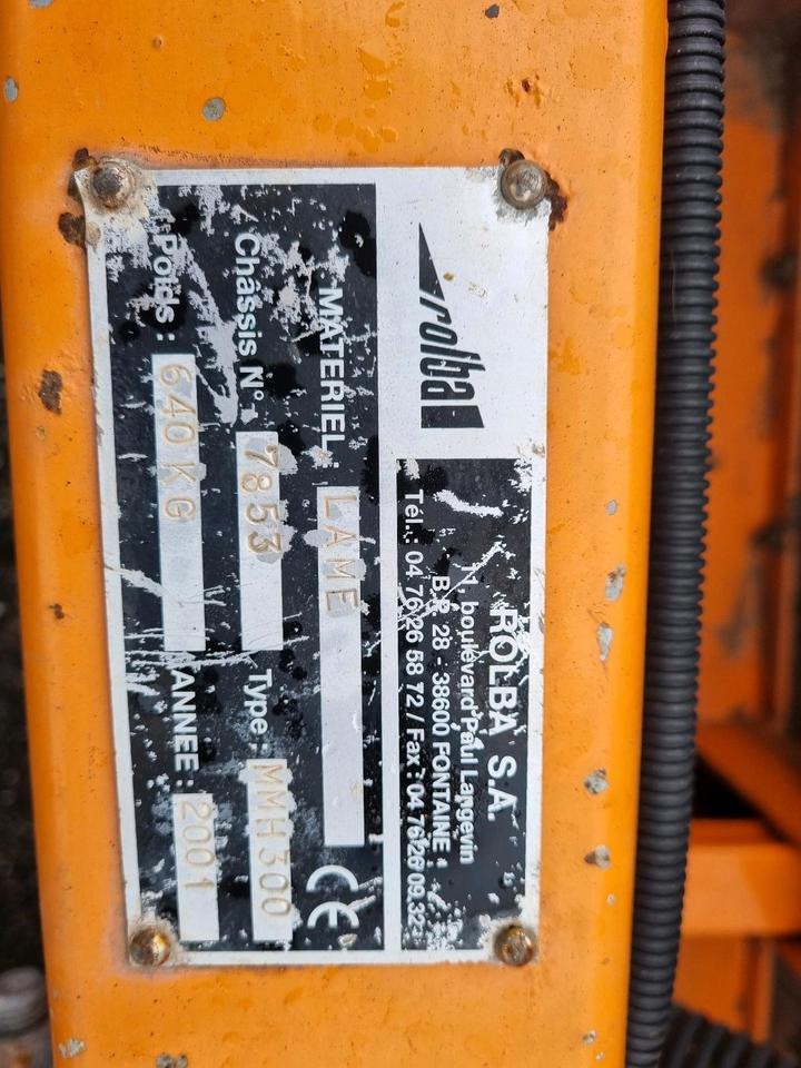 Rolba Schneepflug Schneeschild Scheeschieber Winterdienst Unimog Schmidt LKW Traktor 3m. - Плуг за чистење снег: слика 5 Rolba Schneepflug Schneeschild Scheeschieber Winterdienst Unimog Schmidt LKW Traktor 3m. - Плуг за чистење снег: слика 5