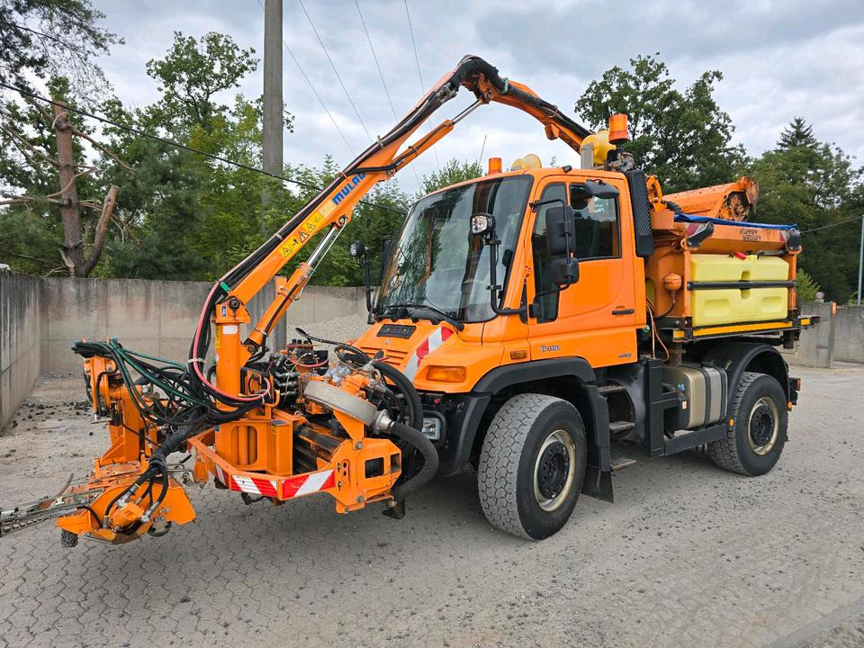 Unimog U400 2013 405/10 405/12 NKS-Z-UGN-43K Bluetec 5 Mercedes-Benz UGE UGN Mulag MKM700 Mähausleger Böschungsmäher Böschungsmulcher Küpper-Weisser IMS Salzstreuer - Машина за чистење снег: слика 1 Unimog U400 2013 405/10 405/12 NKS-Z-UGN-43K Bluetec 5 Mercedes-Benz UGE UGN Mulag MKM700 Mähausleger Böschungsmäher Böschungsmulcher Küpper-Weisser IMS Salzstreuer - Машина за чистење снег: слика 1