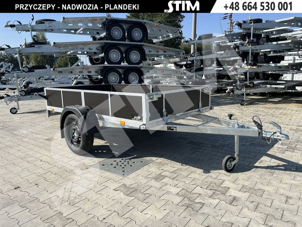 Stim S11-075/2615R + przednia burta otwierana - Автомобил приколка: слика 3 Stim S11-075/2615R + przednia burta otwierana - Автомобил приколка: слика 3