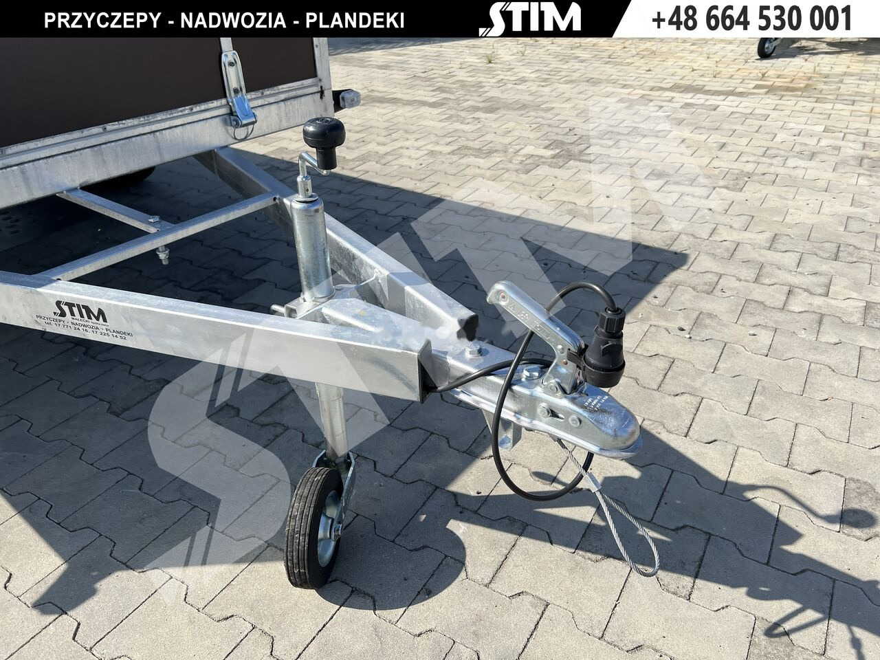 Нов Автомобил приколка Stim S12-075/4015R + przednia burta otwierana + wzmocniona rama: слика 6 Нов Автомобил приколка Stim S12-075/4015R + przednia burta otwierana + wzmocniona rama: слика 6