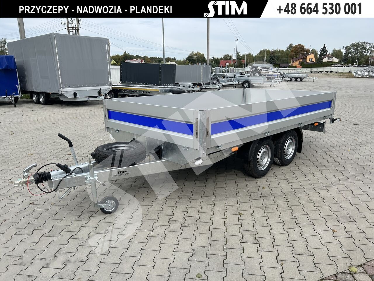 Stim S22 27/3520 - Приколка платформа: слика 1 Stim S22 27/3520 - Приколка платформа: слика 1