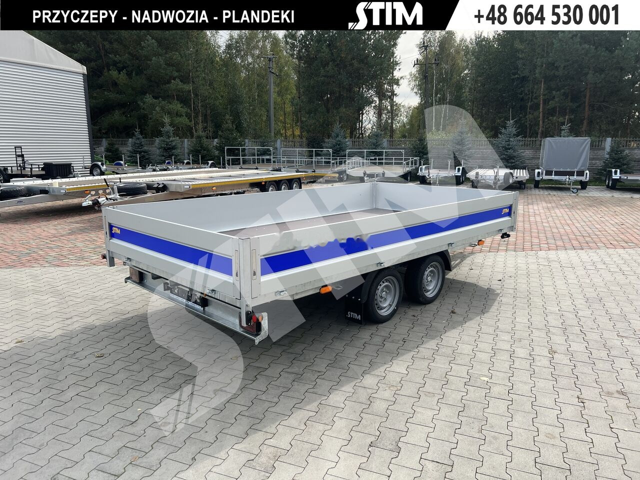 Stim S22-27/4122 - Приколка платформа: слика 1 Stim S22-27/4122 - Приколка платформа: слика 1
