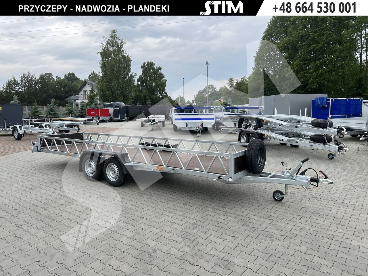 Stim S22-27/6015DŁ - dłużyca - Приколка платформа: слика 1 Stim S22-27/6015DŁ - dłużyca - Приколка платформа: слика 1