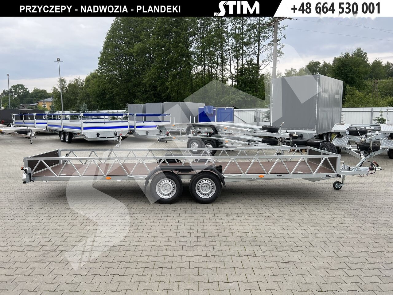 Stim S22-27/6015DŁ - dłużyca - Приколка платформа: слика 2 Stim S22-27/6015DŁ - dłużyca - Приколка платформа: слика 2