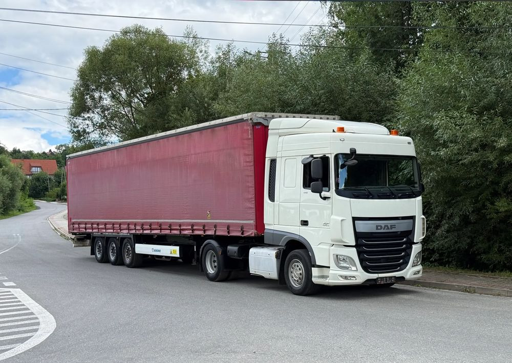 DAF * Zestaw * DAF 106 Euro 6 + Naczepa Krone * Bardzo Dobry Stan - Камион влекач, Полуприколка со церада: слика 2 DAF * Zestaw * DAF 106 Euro 6 + Naczepa Krone * Bardzo Dobry Stan - Камион влекач, Полуприколка со церада: слика 2