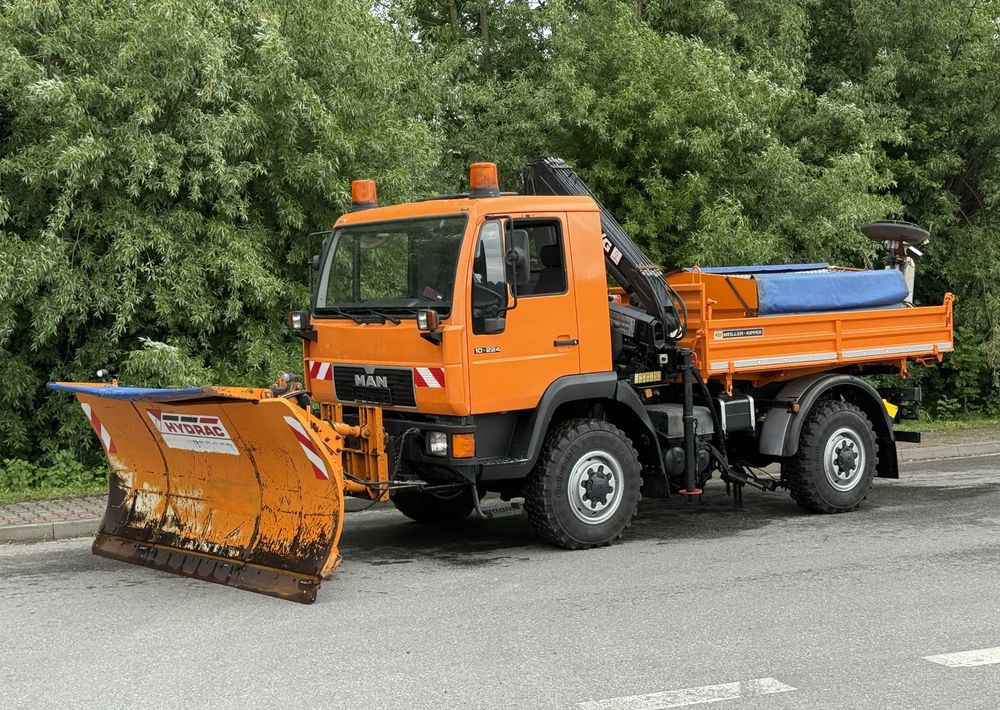 MAN * MAN LE 10.220 *Kiper Wywrotka * 4x4 * Pług Piaskarka * Zimowe Utrzymanie * Sprowadzony * HDS MKG * - Кипер: слика 2 MAN * MAN LE 10.220 *Kiper Wywrotka * 4x4 * Pług Piaskarka * Zimowe Utrzymanie * Sprowadzony * HDS MKG * - Кипер: слика 2