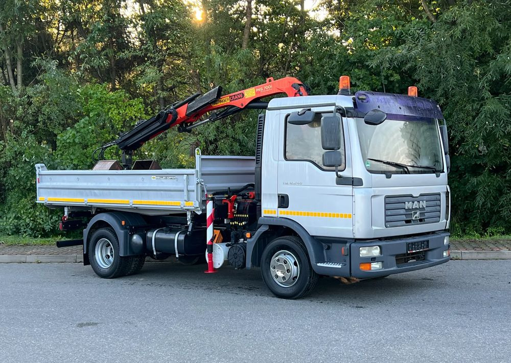 MAN MAN TGL 12-240 Kiper Wywrotka 4x2 Kran PALFINGER PK 12500 BARDZO DOBRY STAN - Кипер: слика 2 MAN MAN TGL 12-240 Kiper Wywrotka 4x2 Kran PALFINGER PK 12500 BARDZO DOBRY STAN - Кипер: слика 2