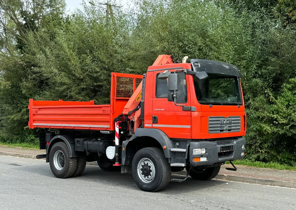 MAN * TGM 18-280 MAN 4x4 HDS Palfinger PK10500 * Kiper Wywrotka * Bardzo Dobry Stan - Кипер: слика 2 MAN * TGM 18-280 MAN 4x4 HDS Palfinger PK10500 * Kiper Wywrotka * Bardzo Dobry Stan - Кипер: слика 2