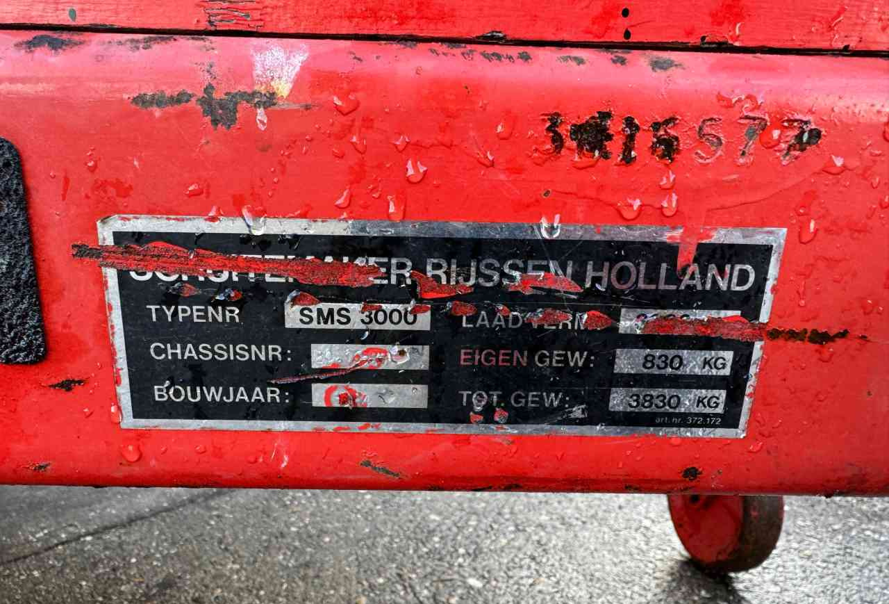 Schuitemaker SMS 3000 mestverspreider *Verkocht/sold* - Распрскувач на арско ѓубриво: слика 5 Schuitemaker SMS 3000 mestverspreider *Verkocht/sold* - Распрскувач на арско ѓубриво: слика 5