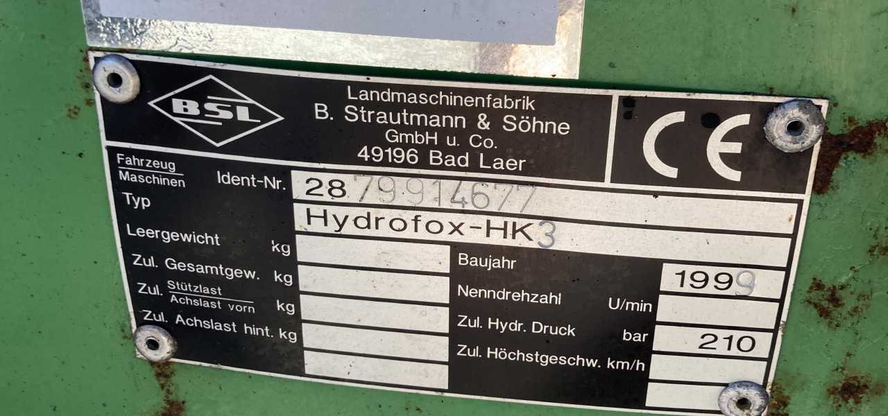 Strautmann Hydrofox HK3 kuilsnijder kuilvoersnijder U snijder voermachines - Опрема за силос: слика 5 Strautmann Hydrofox HK3 kuilsnijder kuilvoersnijder U snijder voermachines - Опрема за силос: слика 5