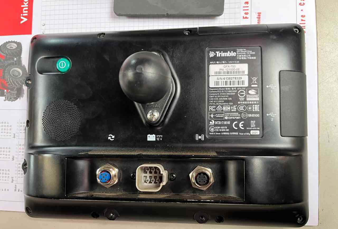 Trimble GFX 750 GPS systeem tractoren - Систем за навигација за Земјоделска машина: слика 2 Trimble GFX 750 GPS systeem tractoren - Систем за навигација за Земјоделска машина: слика 2