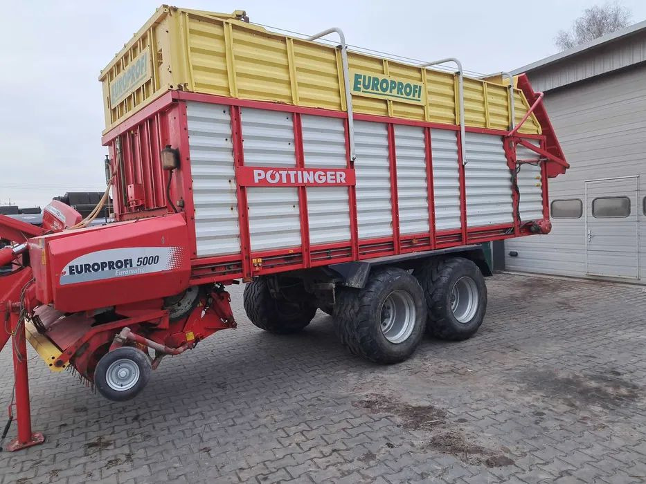 Przyczepa samozbierająca Pottinger Europrofi 5000 - Автотоварен вагон: слика 1 Przyczepa samozbierająca Pottinger Europrofi 5000 - Автотоварен вагон: слика 1
