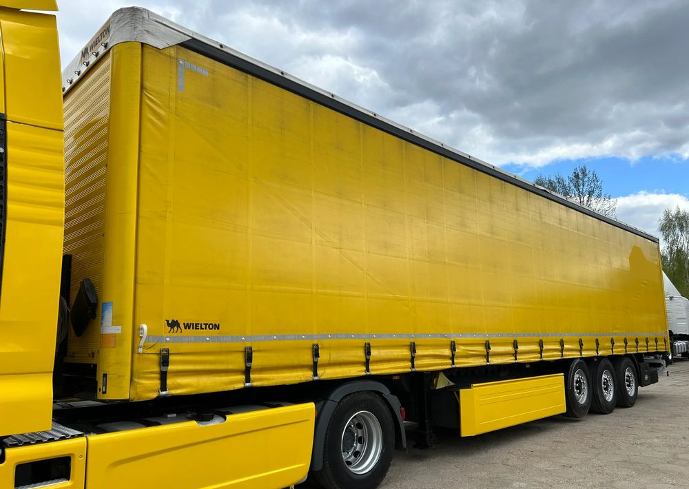 Wielton NS3K FIRANKA / STANDARD / OŚ PODNOSZONA / KOSZ PALETOWY / 2019 ROK !! - Полуприколка со церада: слика 1 Wielton NS3K FIRANKA / STANDARD / OŚ PODNOSZONA / KOSZ PALETOWY / 2019 ROK !! - Полуприколка со церада: слика 1