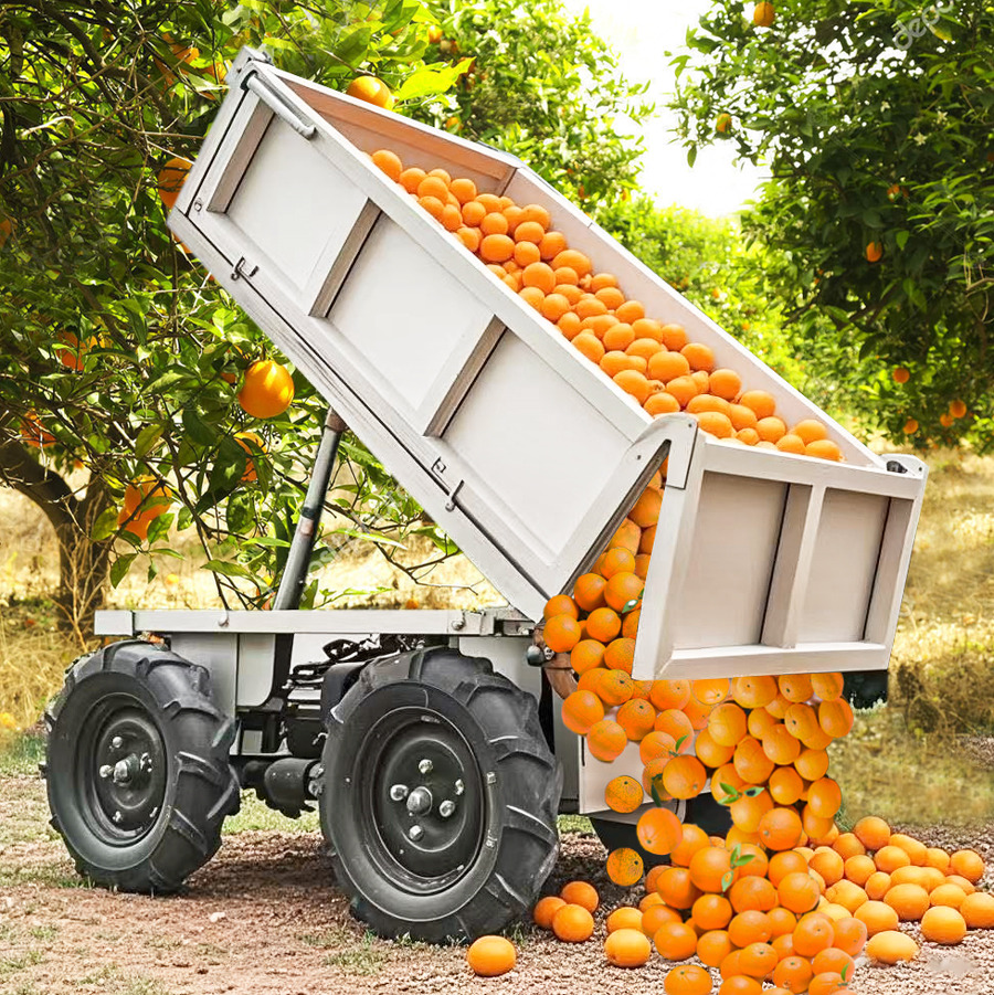 LEZUM Electric Remote Control Transporter Agricultural Orchard Farm Electric Utv Dump Trailer Material Handling Equipment All Terrain Transport Vehicle - Земјоделска приколка за истурање/ Истурач: слика 4 LEZUM Electric Remote Control Transporter Agricultural Orchard Farm Electric Utv Dump Trailer Material Handling Equipment All Terrain Transport Vehicle - Земјоделска приколка за истурање/ Истурач: слика 4