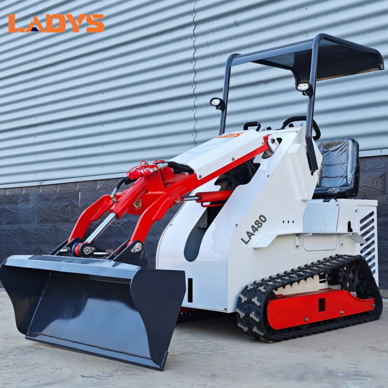 LADYS Free Shipping Mini Skid Steer Loader Compact Track Electric/Diesel Chinese Mini Skid Steer Loader For Sale With Mini Skid Steer Attachments 4 In 1 Bucket - Компактен натоварувач: слика 5 LADYS Free Shipping Mini Skid Steer Loader Compact Track Electric/Diesel Chinese Mini Skid Steer Loader For Sale With Mini Skid Steer Attachments 4 In 1 Bucket - Компактен натоварувач: слика 5