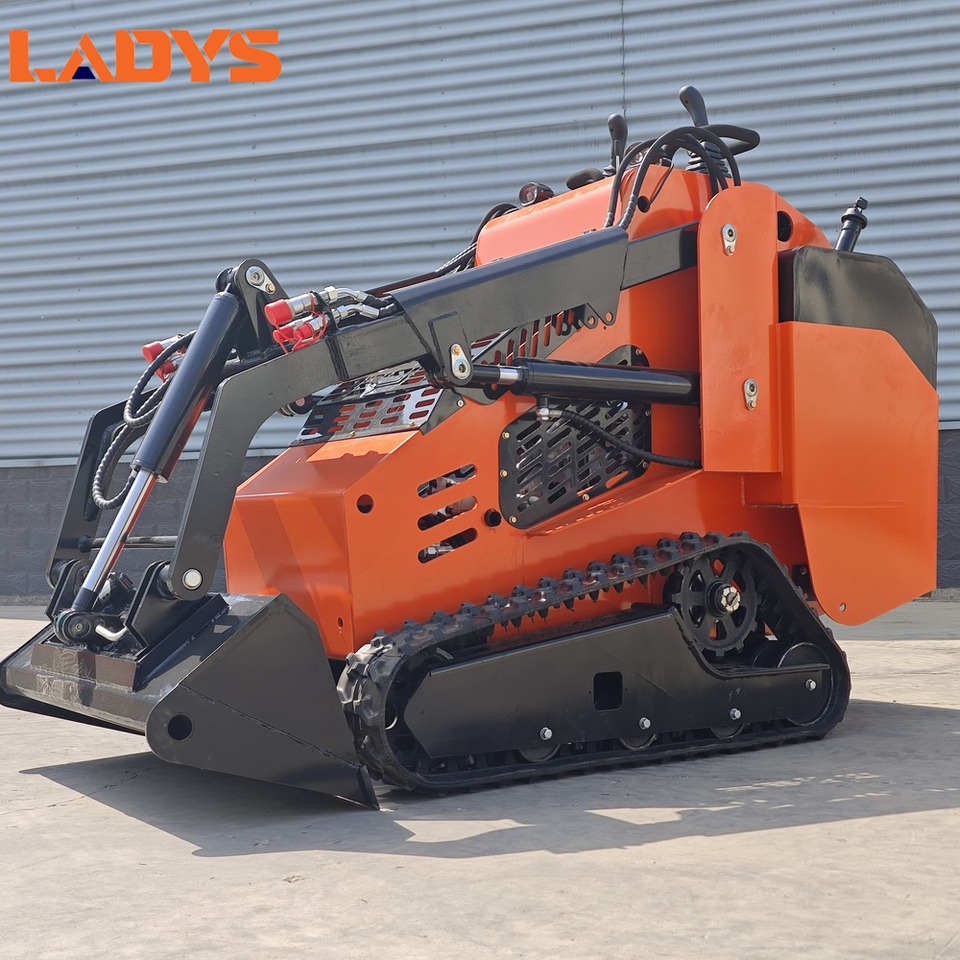 LADYS Free Shipping Mini Skid Steer Loader Compact Track Electric/Diesel Chinese Mini Skid Steer Loader For Sale With Mini Skid Steer Attachments 4 In 1 Bucket - Компактен натоварувач: слика 3 LADYS Free Shipping Mini Skid Steer Loader Compact Track Electric/Diesel Chinese Mini Skid Steer Loader For Sale With Mini Skid Steer Attachments 4 In 1 Bucket - Компактен натоварувач: слика 3